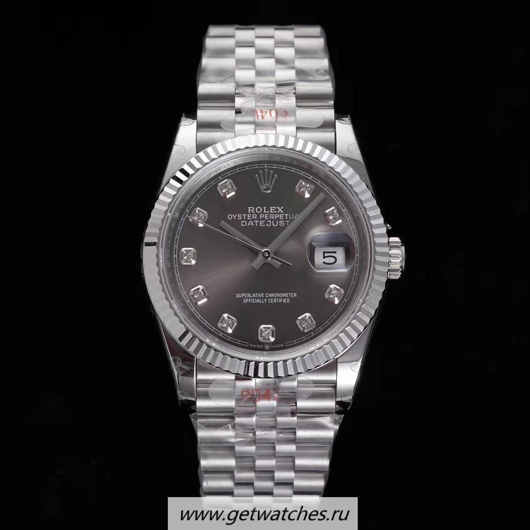 Perfect Replica R01ex Datejust 36 126234 GMF SS 904L Anthracite Dial 3235